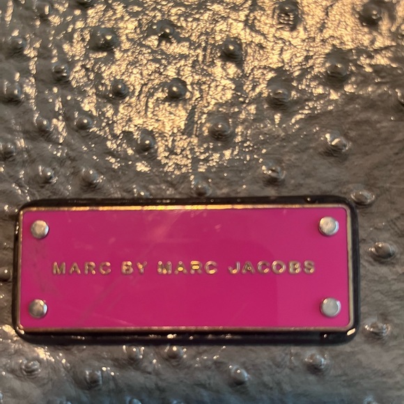 Marc by Marc Jacobs Take Me Ozzie Ostrich Stamped Leather tote - Picture 3 of 4